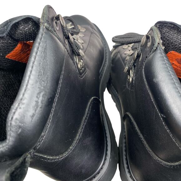 Harley Davidson Women’s Dipstick Black Leather Moto Biker Boots Size US 8 - Picture 11 of 11